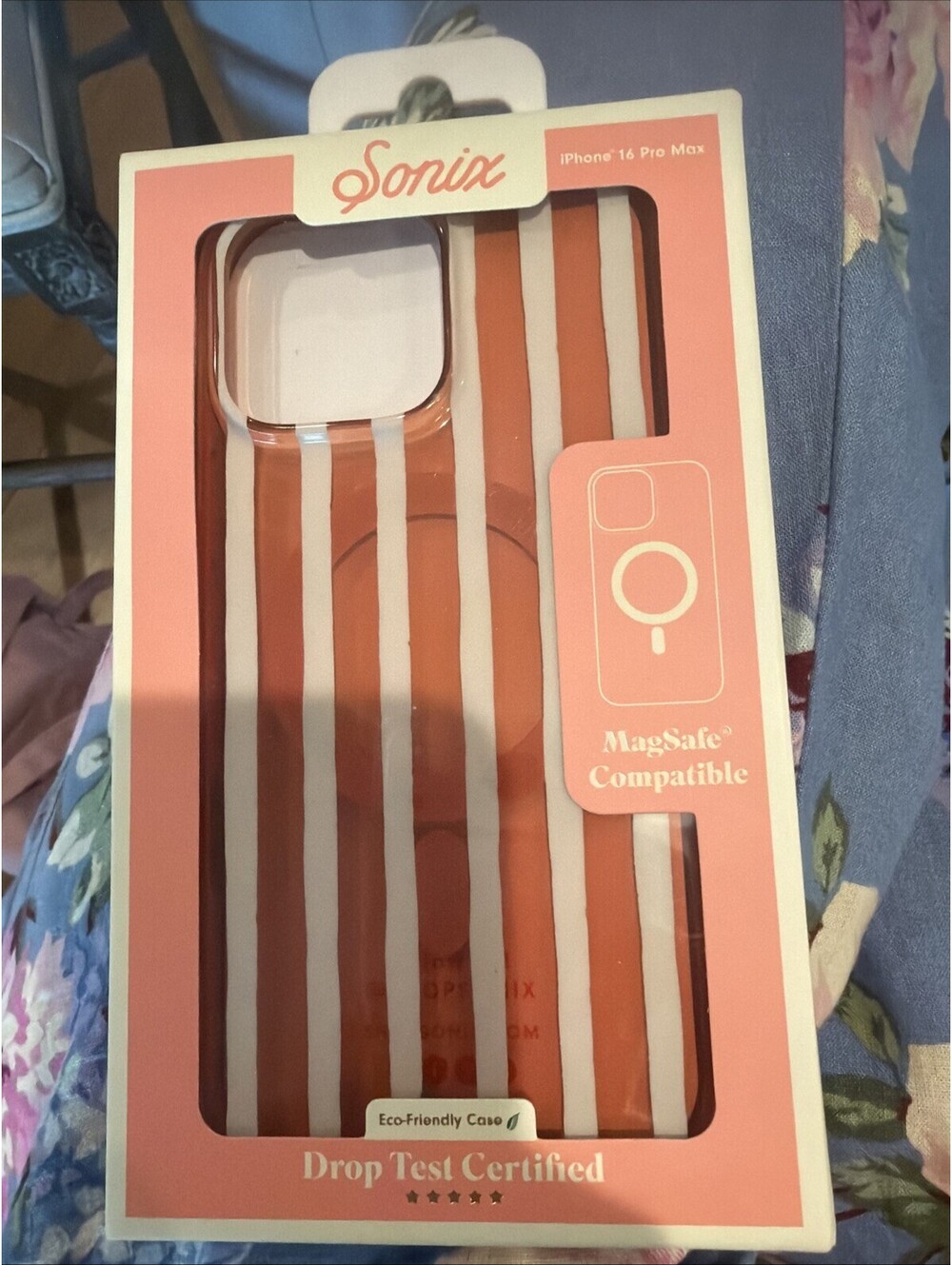 Sonix Abstract Stripe Pumpkin MagSafe iPhone 16 Pro max $40